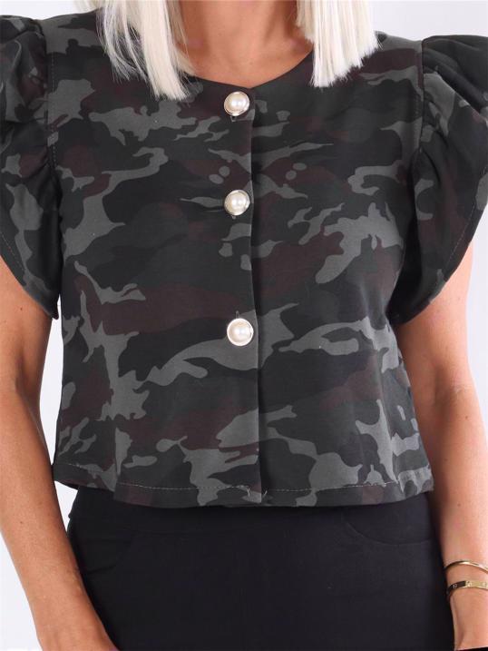 Molly - Fin cardigan med perleknapper